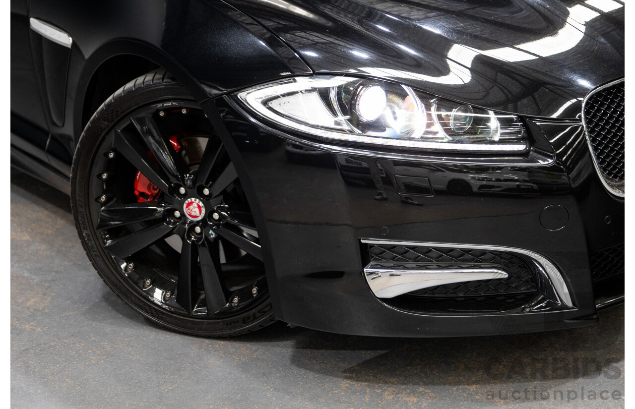 10/2014 Jaguar XF 2.0 Luxury MY15 4d Sedan Ultimate Black Metallic Turbo 2.0L
