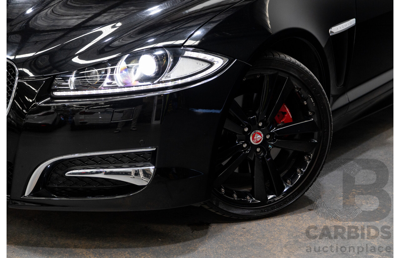 10/2014 Jaguar XF 2.0 Luxury MY15 4d Sedan Ultimate Black Metallic Turbo 2.0L