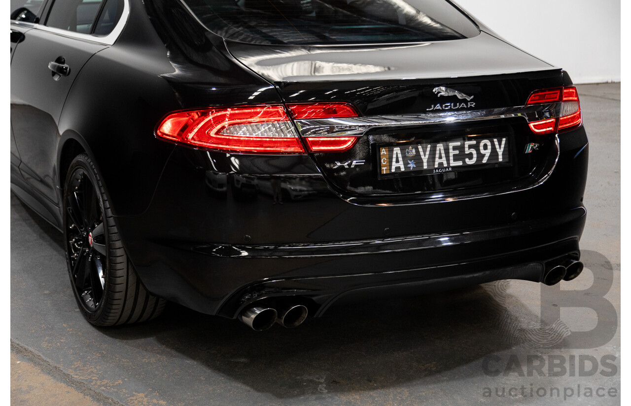 10/2014 Jaguar XF 2.0 Luxury MY15 4d Sedan Ultimate Black Metallic Turbo 2.0L