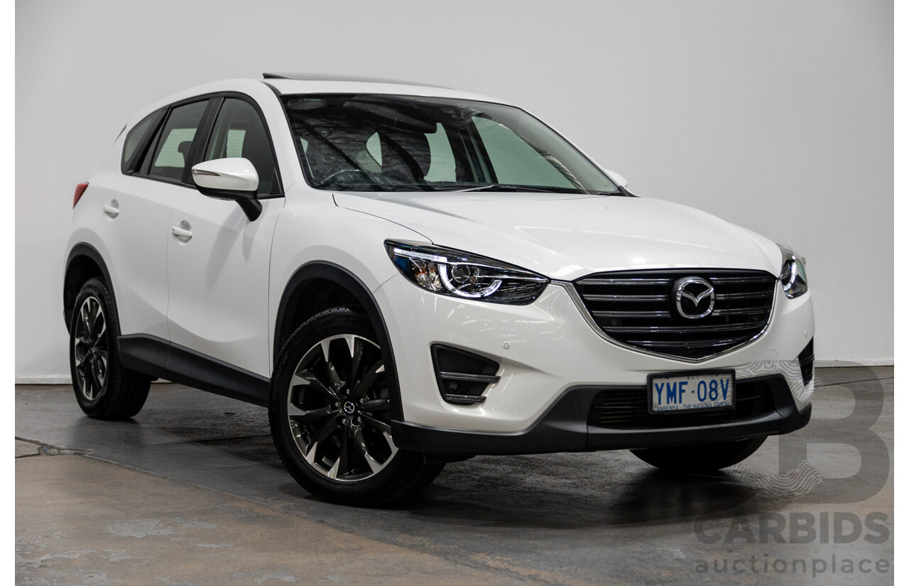 10/2015 Mazda CX-5 GT (AWD) MY15 4d Wagon Pearl White Twin turbo Diesel 2.2L
