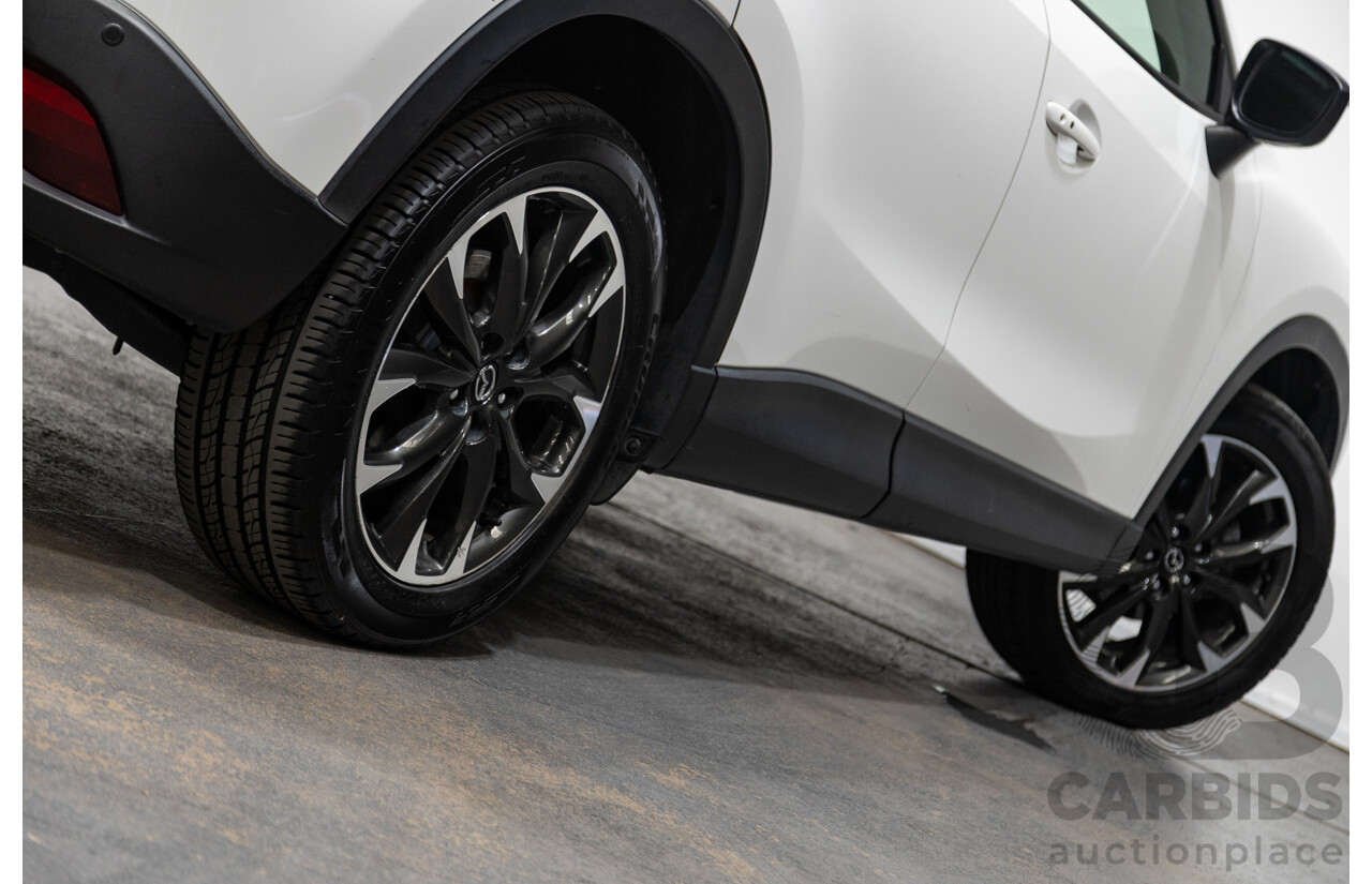 10/2015 Mazda CX-5 GT (AWD) MY15 4d Wagon Pearl White Twin turbo Diesel 2.2L