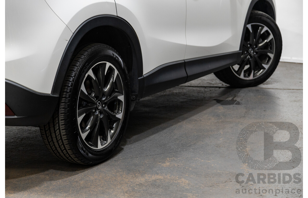 10/2015 Mazda CX-5 GT (AWD) MY15 4d Wagon Pearl White Twin turbo Diesel 2.2L