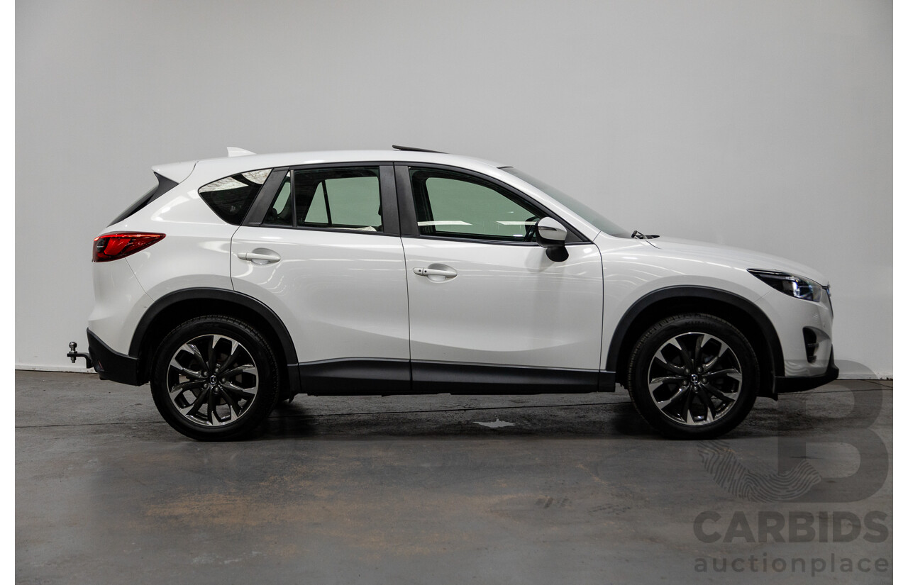 10/2015 Mazda CX-5 GT (AWD) MY15 4d Wagon Pearl White Twin turbo Diesel 2.2L
