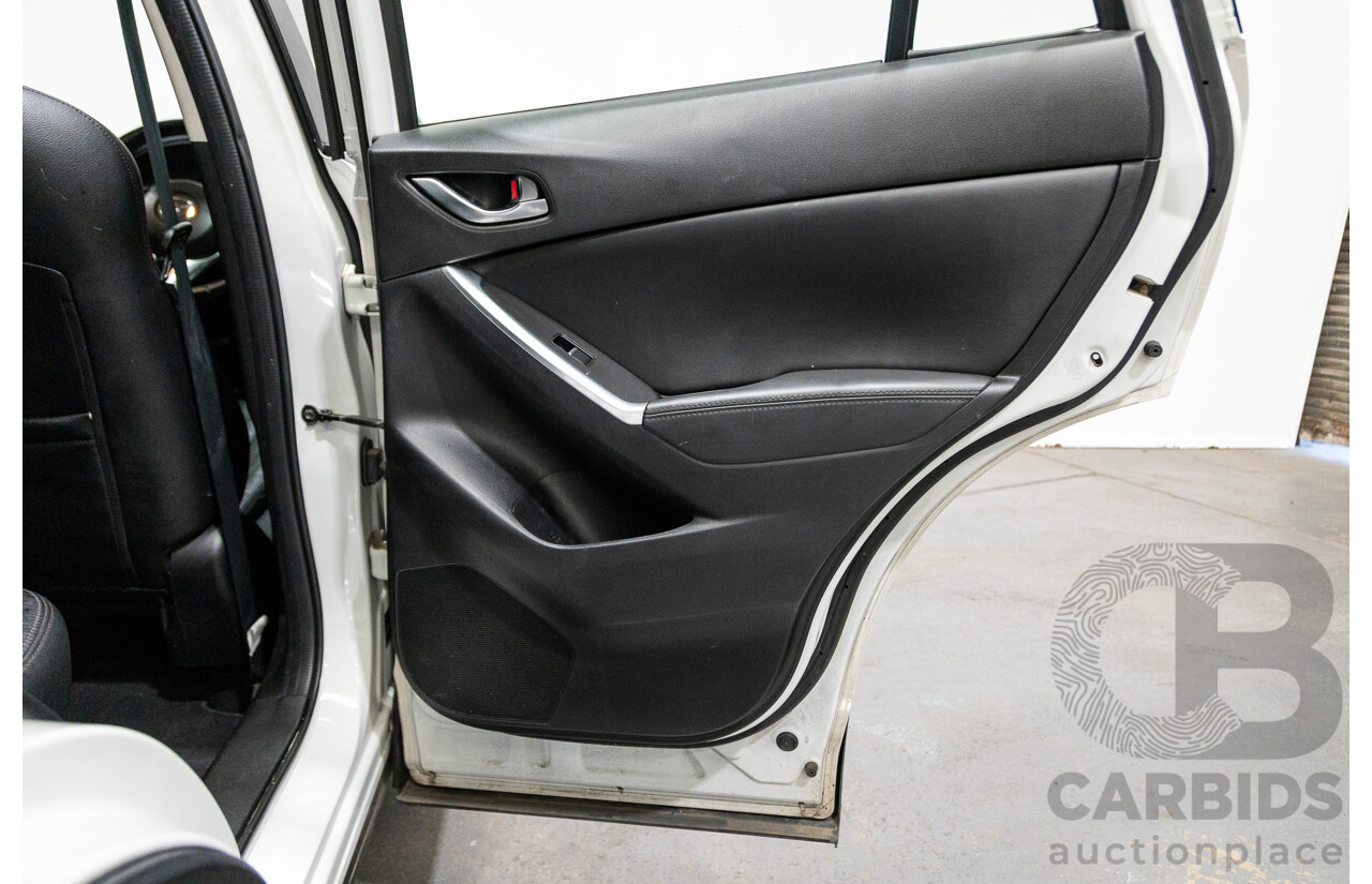 10/2015 Mazda CX-5 GT (AWD) MY15 4d Wagon Pearl White Twin turbo Diesel 2.2L