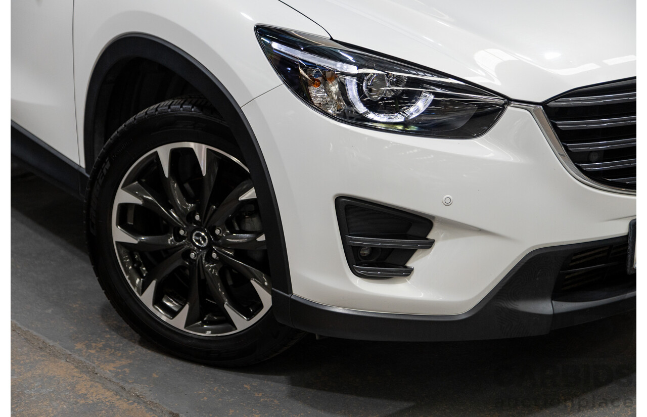 10/2015 Mazda CX-5 GT (AWD) MY15 4d Wagon Pearl White Twin turbo Diesel 2.2L