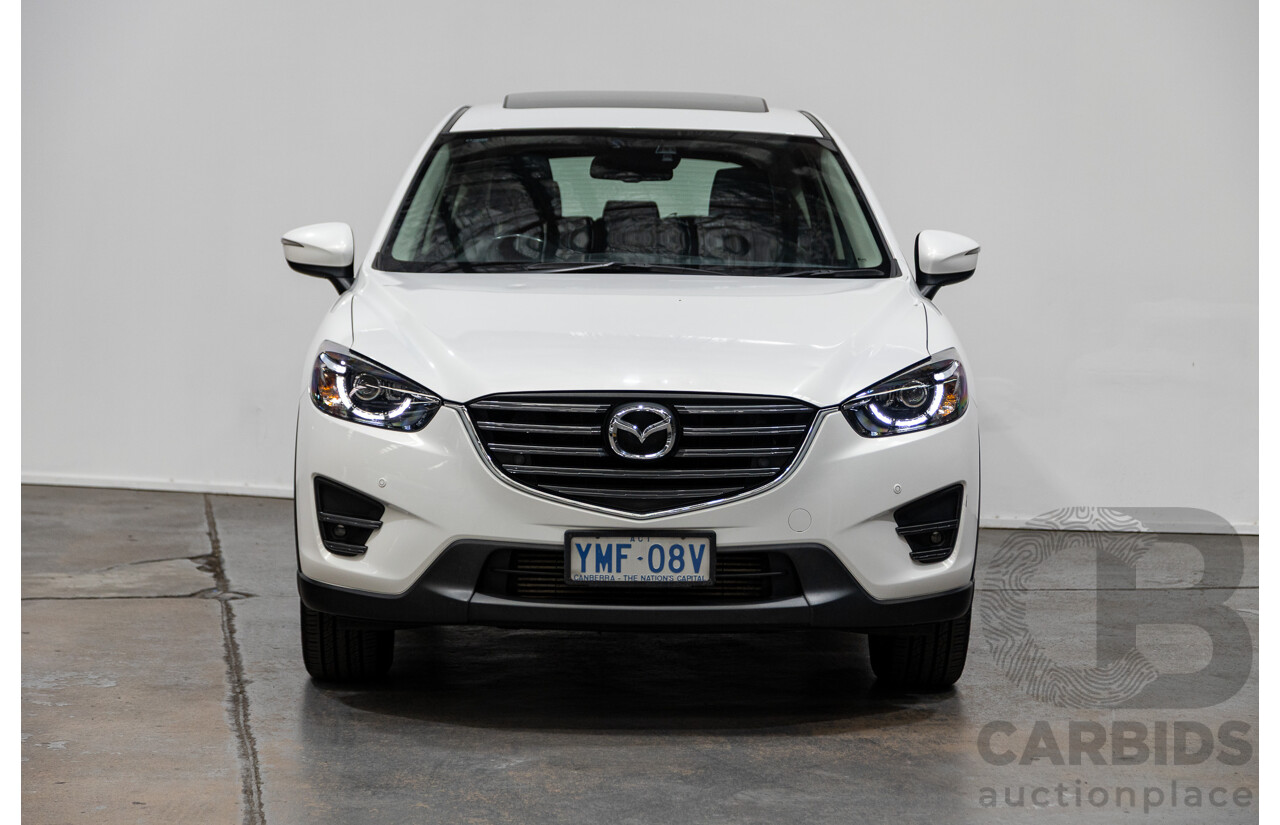 10/2015 Mazda CX-5 GT (AWD) MY15 4d Wagon Pearl White Twin turbo Diesel 2.2L