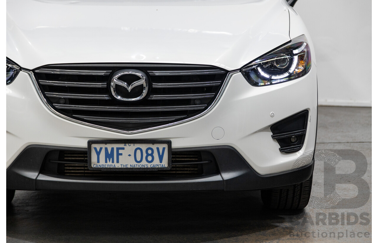 10/2015 Mazda CX-5 GT (AWD) MY15 4d Wagon Pearl White Twin turbo Diesel 2.2L