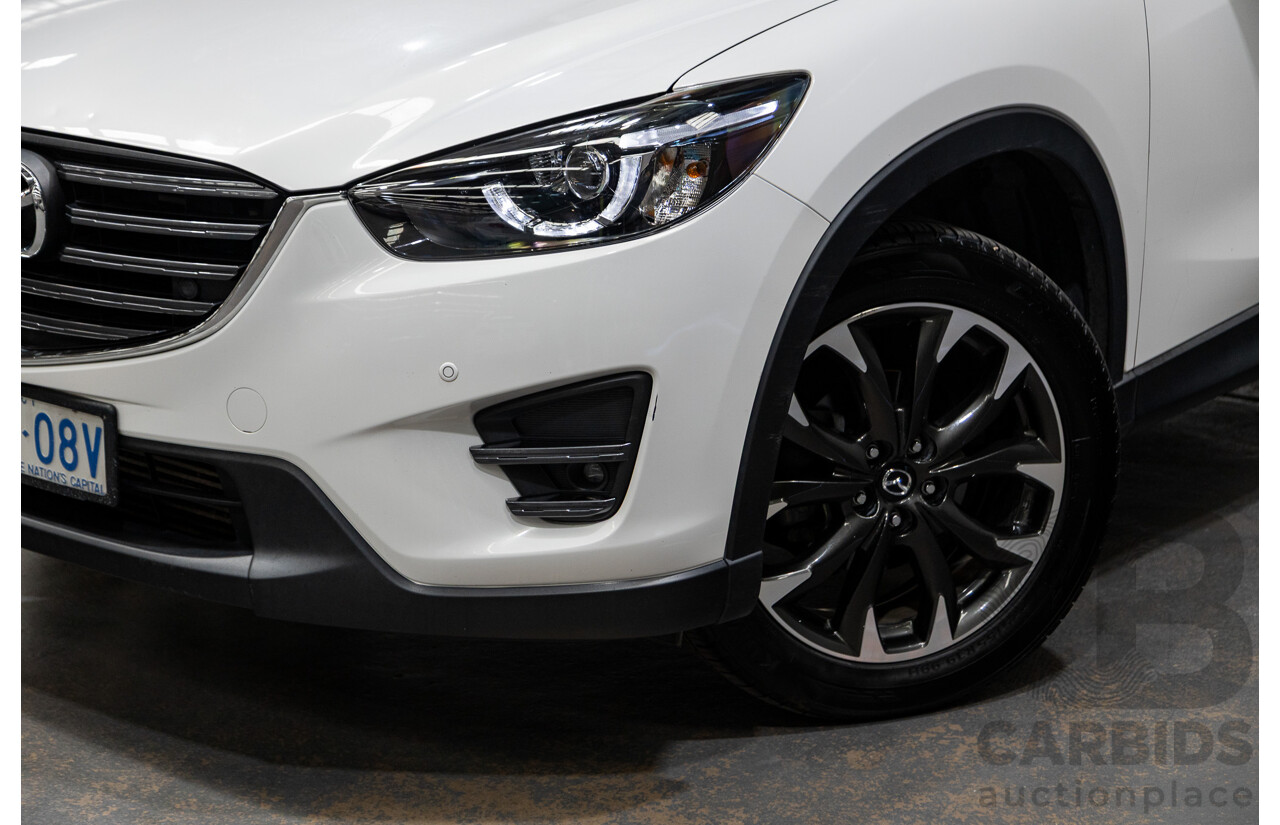 10/2015 Mazda CX-5 GT (AWD) MY15 4d Wagon Pearl White Twin turbo Diesel 2.2L