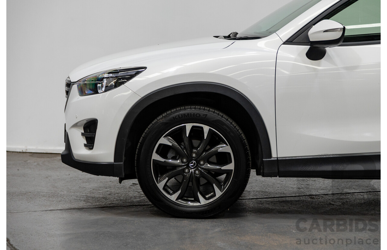 10/2015 Mazda CX-5 GT (AWD) MY15 4d Wagon Pearl White Twin turbo Diesel 2.2L