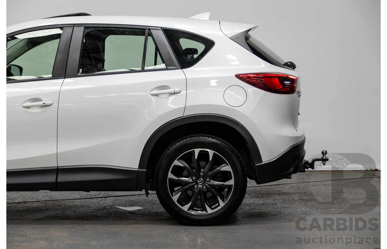 10/2015 Mazda CX-5 GT (AWD) MY15 4d Wagon Pearl White Twin turbo Diesel 2.2L