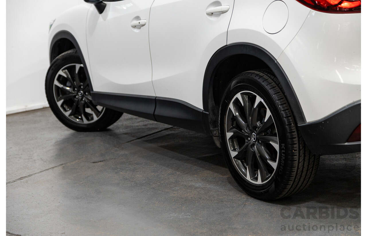 10/2015 Mazda CX-5 GT (AWD) MY15 4d Wagon Pearl White Twin turbo Diesel 2.2L
