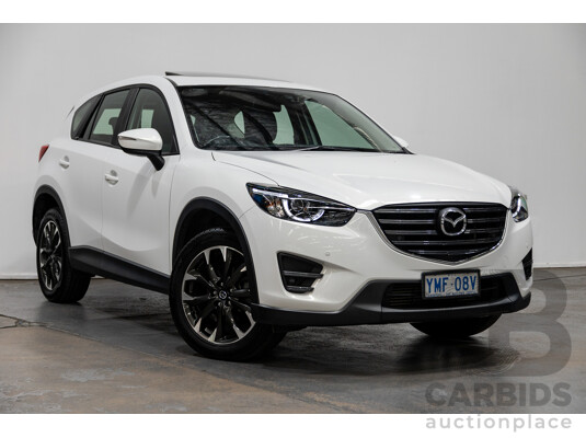 10/2015 Mazda CX-5 GT (AWD) MY15 4d Wagon Pearl White Twin turbo Diesel 2.2L