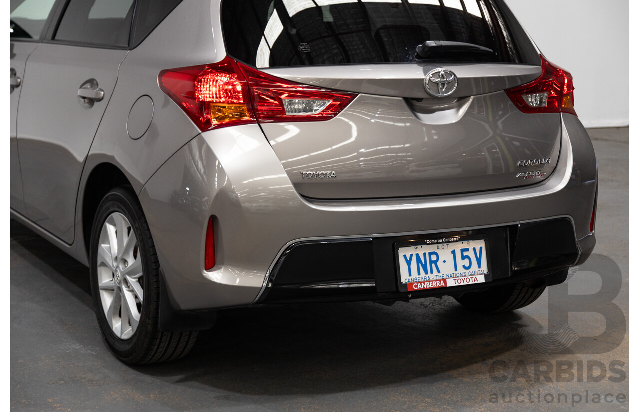 8/2014 Toyota Corolla Ascent Sport ZRE182R 5d Hatchback Advant Garde Bronze Metallic 1.8L
