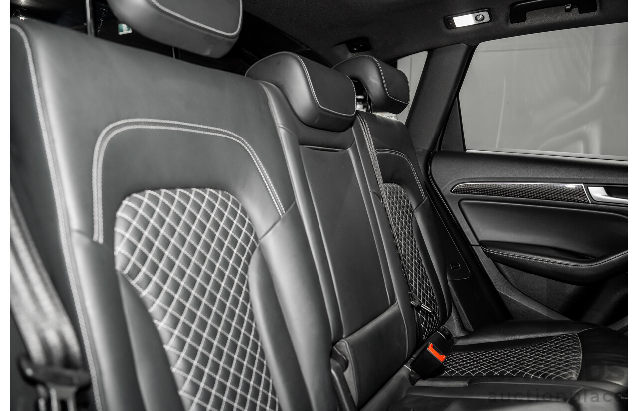 1/2015 Audi SQ5 3.0 TDI Quattro 8R MY15 5d Wagon Monsoon Grey Metallic Twin Turbo Diesel V6 3.0L
