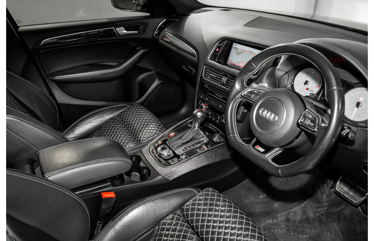1/2015 Audi SQ5 3.0 TDI Quattro 8R MY15 5d Wagon Monsoon Grey Metallic Twin Turbo Diesel V6 3.0L