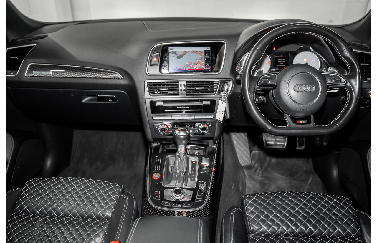 1/2015 Audi SQ5 3.0 TDI Quattro 8R MY15 5d Wagon Monsoon Grey Metallic Twin Turbo Diesel V6 3.0L