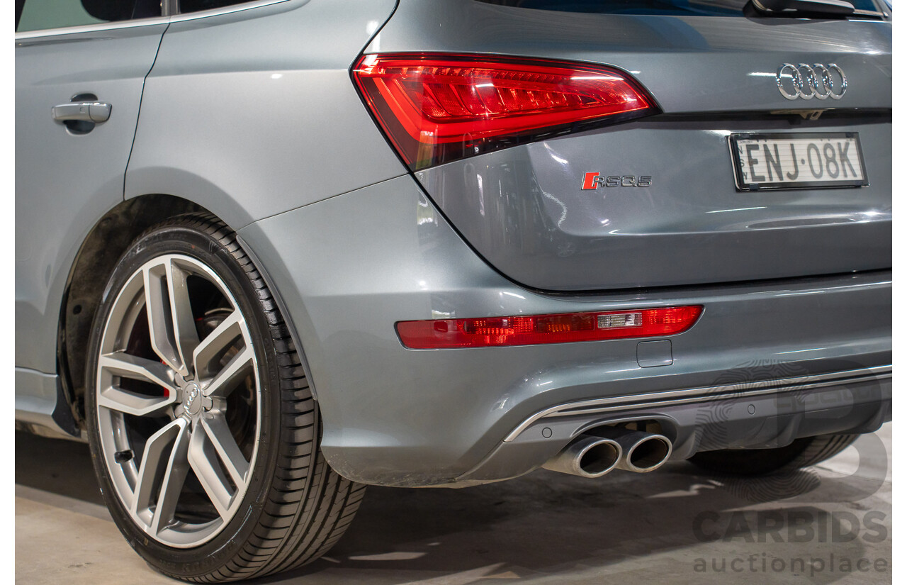 1/2015 Audi SQ5 3.0 TDI Quattro 8R MY15 5d Wagon Monsoon Grey Metallic Twin Turbo Diesel V6 3.0L