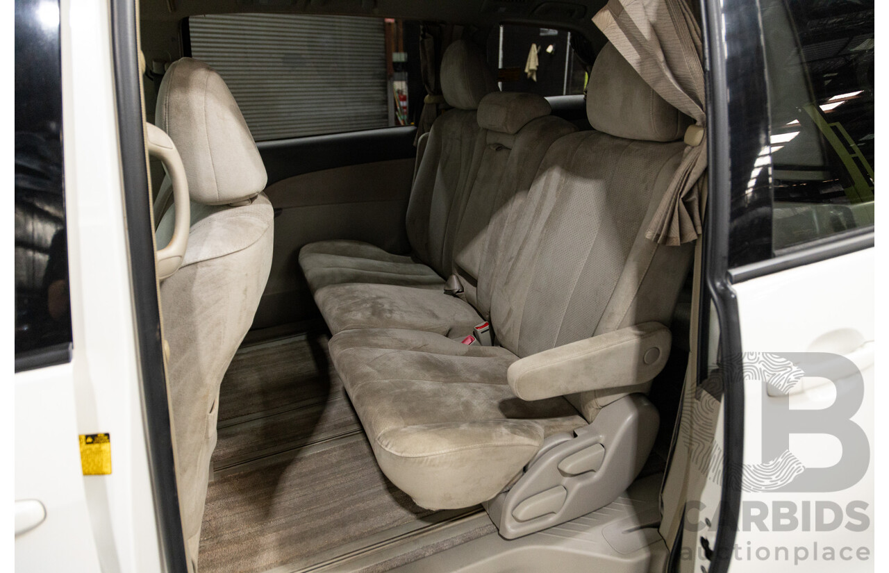 11/2007 Toyota Estima Hybrid (AWD) AHR20W 4d Wagon White 2.4L - 8 Seats