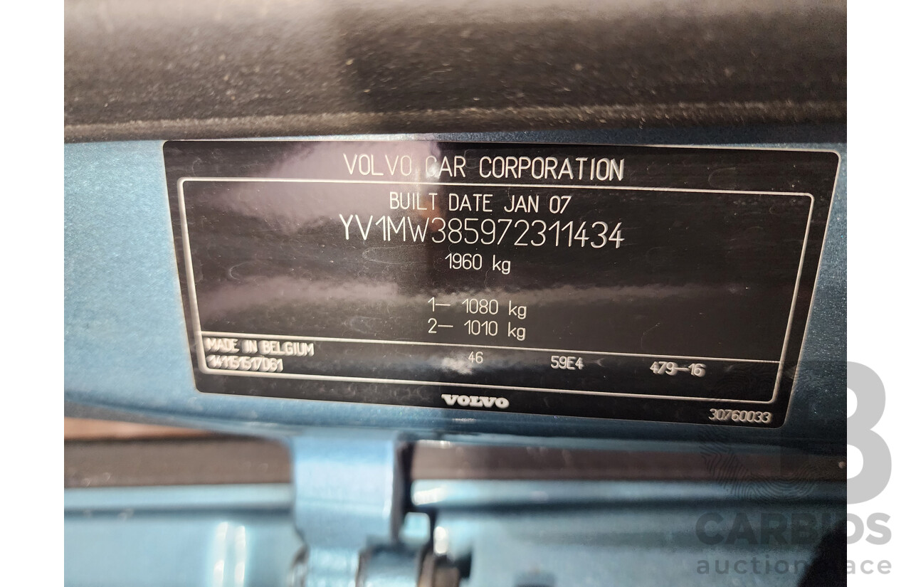 3/2007 Volvo V50 2.4 S MY07 4d Wagon Blue 2.4L