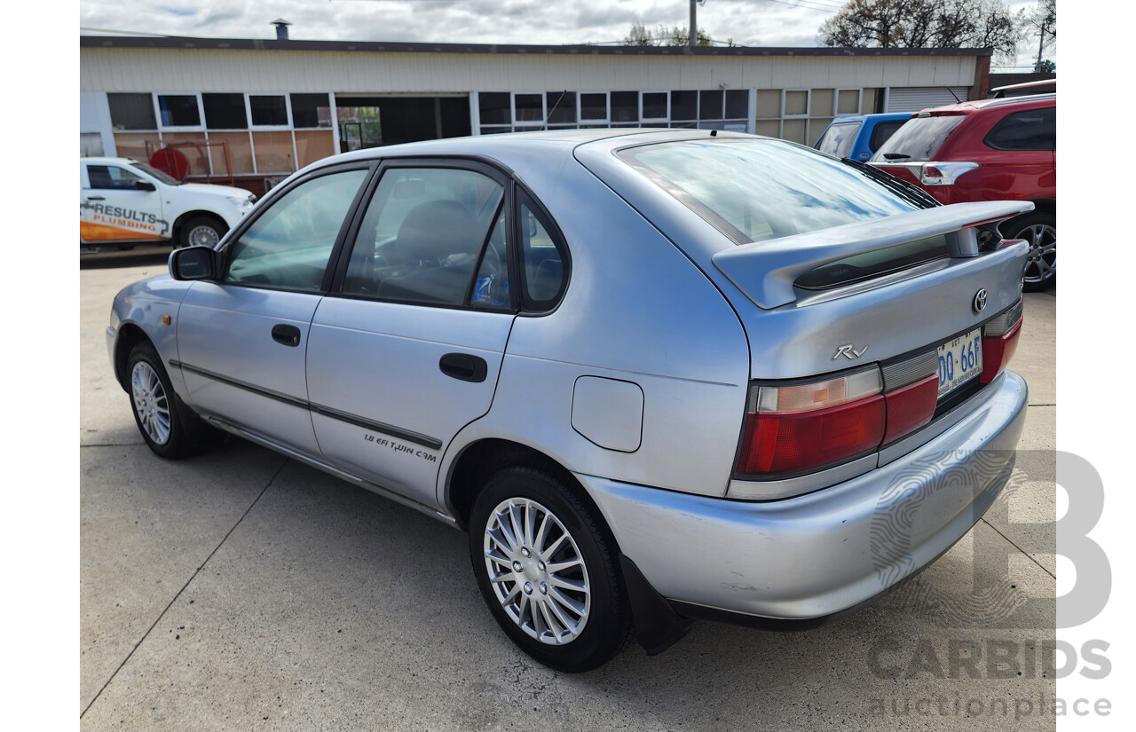 3/1996 Toyota Corolla RV SECA AE102R 5d Liftback Silver 1.8L