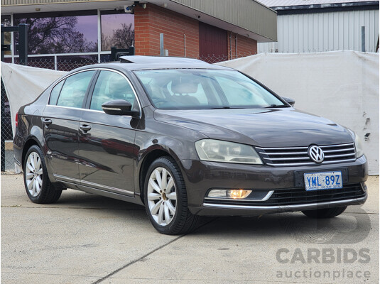4/2012 Volkswagen Passat 118 TSI 3C MY12 4d Sedan Brown 1.8L