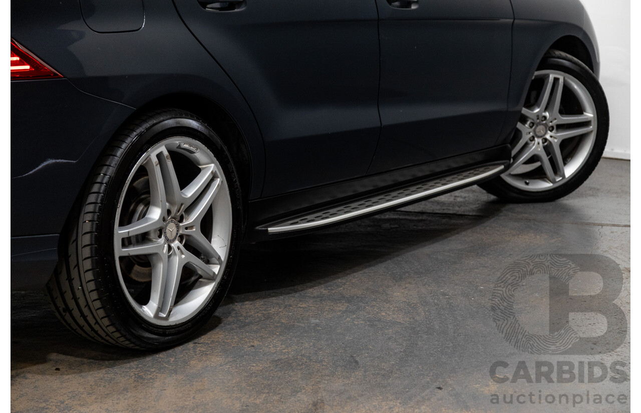 08/2014 Mercedes-Benz ML350 AMG Pack CDI BLUETEC (AWD) W166 MY14 4D Wagon Tenorite Grey Metallic Turbo Diesel 3.0L