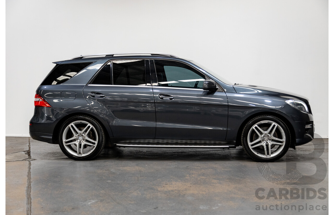 08/2014 Mercedes-Benz ML350 AMG Pack CDI BLUETEC (AWD) W166 MY14 4D Wagon Tenorite Grey Metallic Turbo Diesel 3.0L