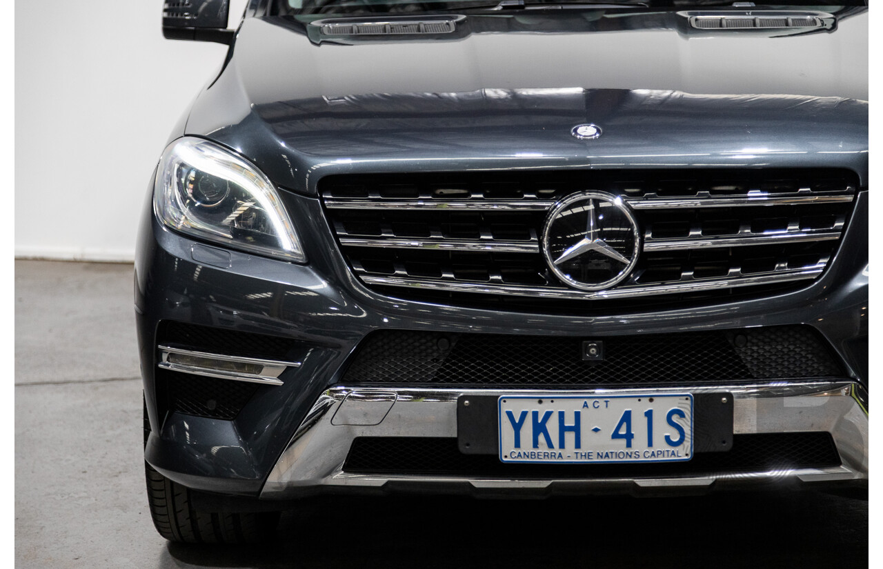 08/2014 Mercedes-Benz ML350 AMG Pack CDI BLUETEC (AWD) W166 MY14 4D Wagon Tenorite Grey Metallic Turbo Diesel 3.0L