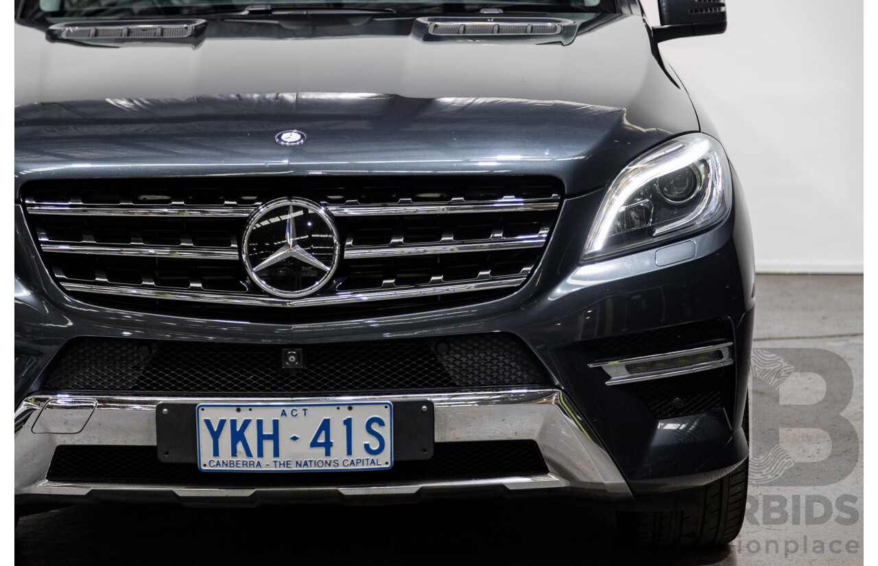 08/2014 Mercedes-Benz ML350 AMG Pack CDI BLUETEC (AWD) W166 MY14 4D Wagon Tenorite Grey Metallic Turbo Diesel 3.0L
