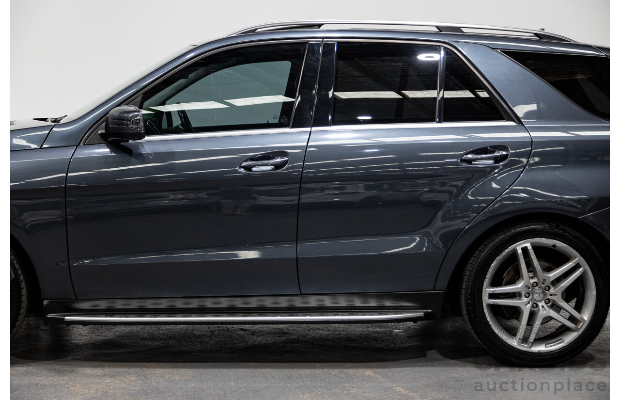 08/2014 Mercedes-Benz ML350 AMG Pack CDI BLUETEC (AWD) W166 MY14 4D Wagon Tenorite Grey Metallic Turbo Diesel 3.0L