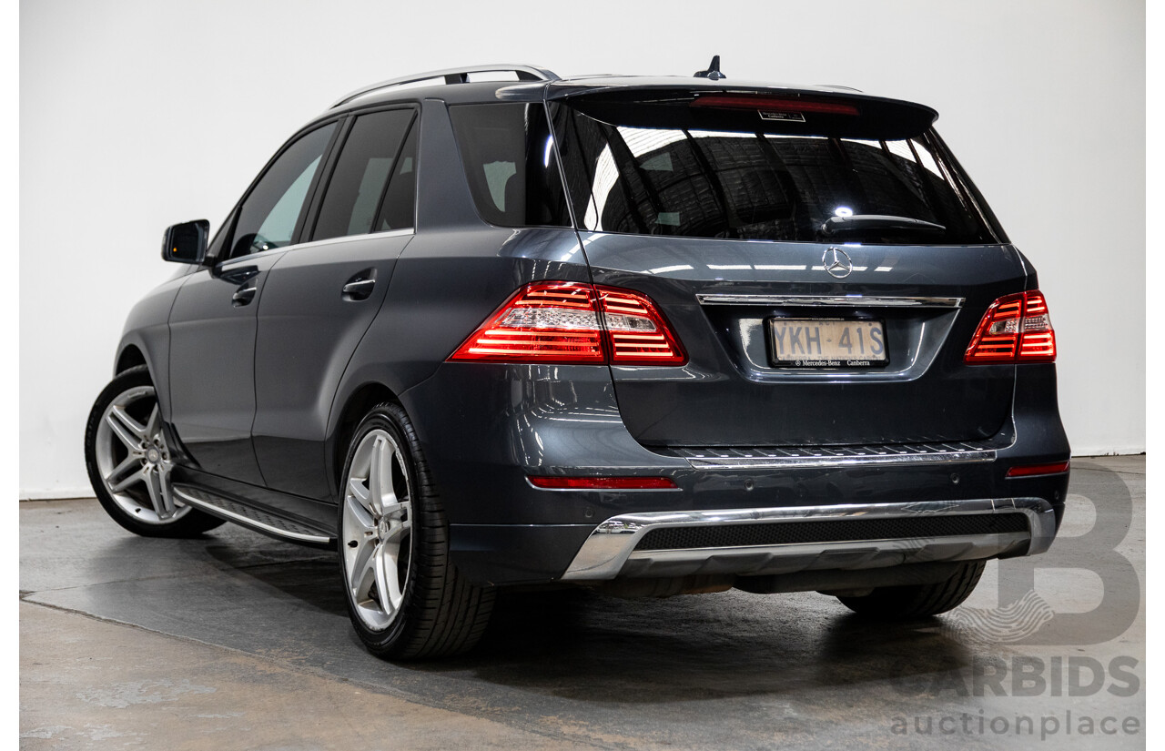 08/2014 Mercedes-Benz ML350 AMG Pack CDI BLUETEC (AWD) W166 MY14 4D Wagon Tenorite Grey Metallic Turbo Diesel 3.0L