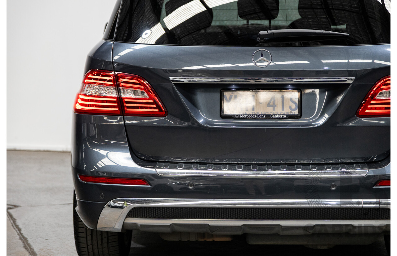 08/2014 Mercedes-Benz ML350 AMG Pack CDI BLUETEC (AWD) W166 MY14 4D Wagon Tenorite Grey Metallic Turbo Diesel 3.0L