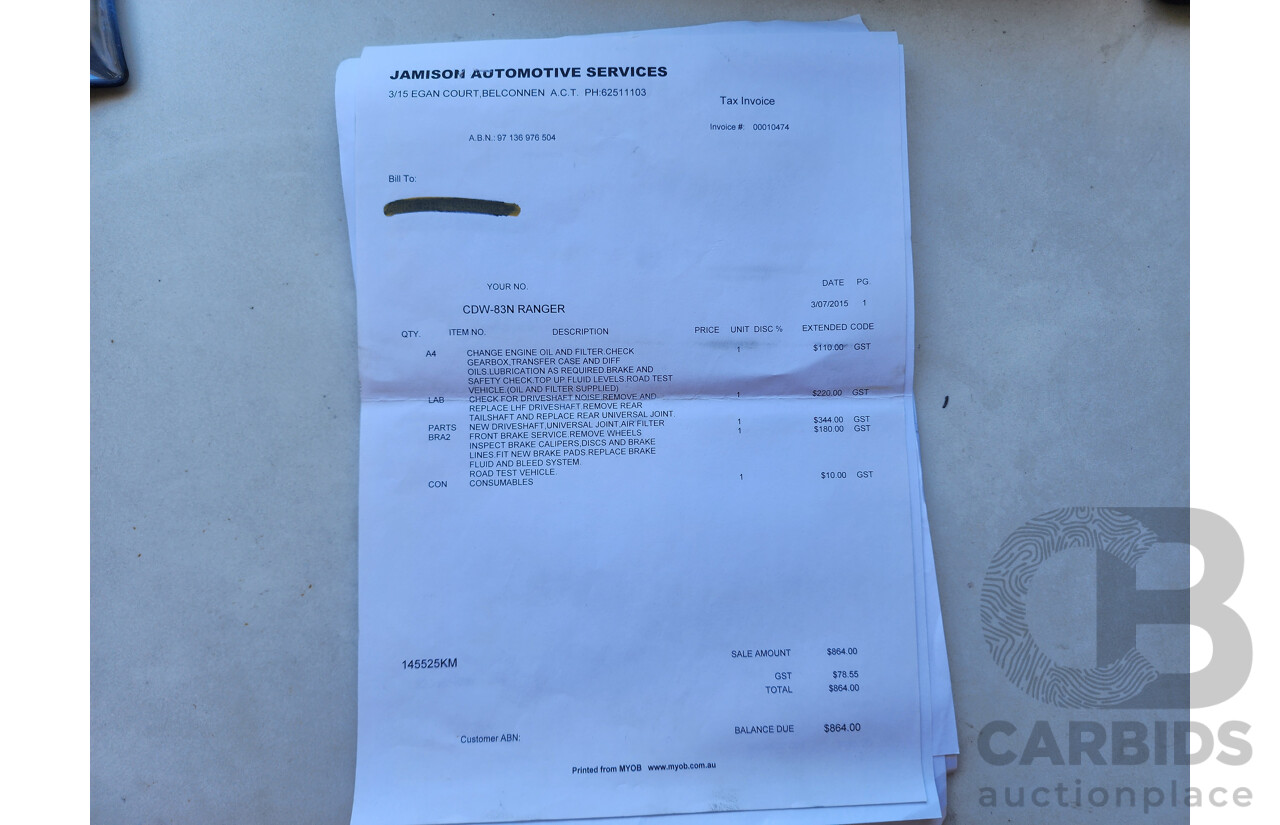 9/2008 Ford Ranger XL (4x4) PJ 07 UPGRADE Dual Cab P/Up White 3.0L