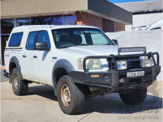9/2008 Ford Ranger XL (4x4) PJ 07 UPGRADE Dual Cab P/Up White 3.0L