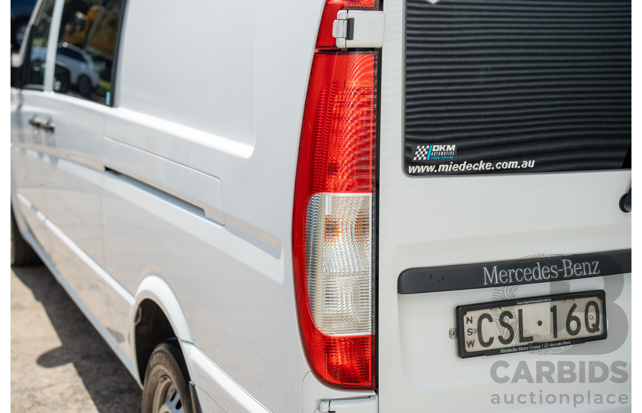 5/2014 Mercedes-Benz Vito 113cdi (LWB) MY14 4d Van Arctic White Turbo Diesel 2.1L