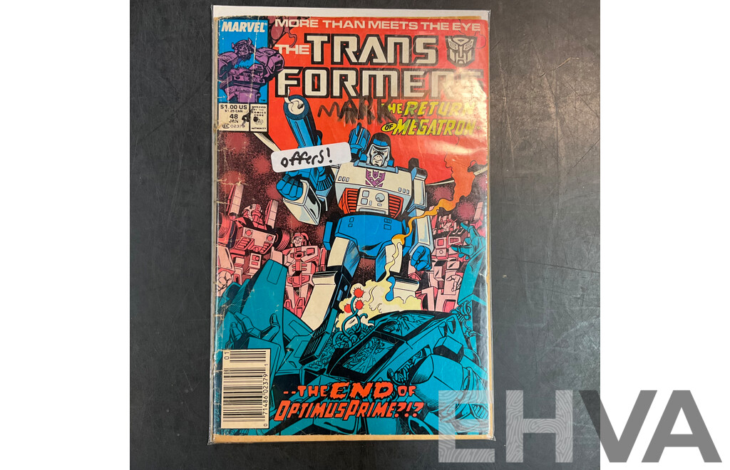the Transformers #48 (1989) the Return of Megatorn