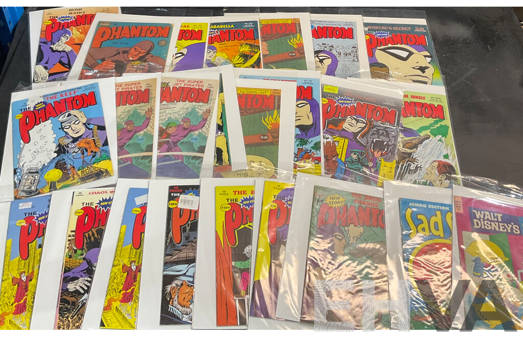 Collection of 22 X PHANTOM Comic Book & Sad Sack & Walt Disney - Lot of 24