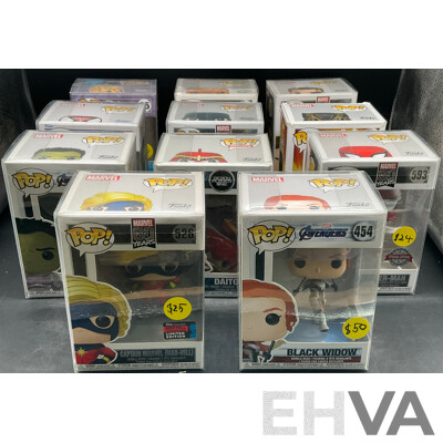 Marvel Pop! Collectable Figurines - Lot of 11 - ORP $239.99