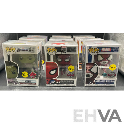 Marvel Pop! Collectable Figurines - Lot of 11 - ORP $239.99