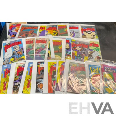 Collection of 22 X PHANTOM Comic Book & Sad Sack & Walt Disney - Lot of 24