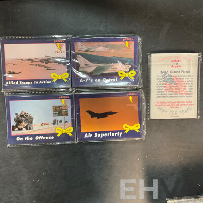 Bulk of Desert Storm Pro Set Trading Cards