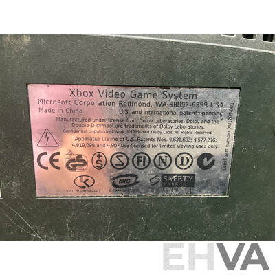 Microsoft Original XBox Gaming Console with Controllers