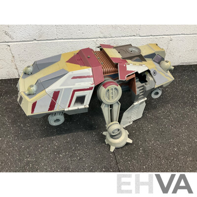 Assorted STAR WARS Action Figures - AT-TE Walker 2008 Hasbro, the Clone Wars AT-TE Walker  - Lot of 3