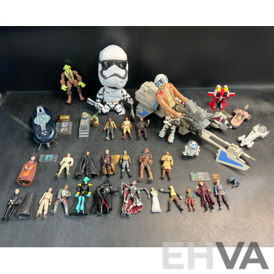 Assorted STAR WARS Action Figures  - Lot of 32