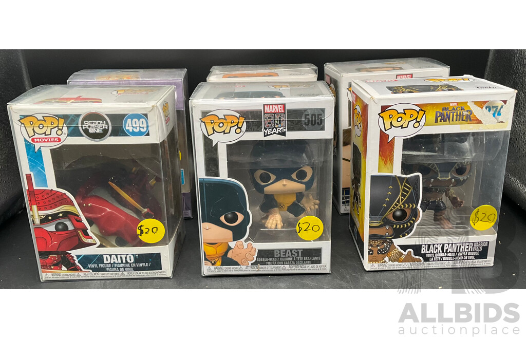 Marvel Pop! Collectable Figurines - Lot of 11 - ORP $239.99