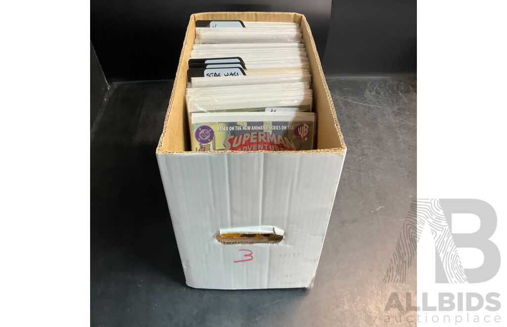 Collection of Comic Book Included Superman,Star Wars,Ultimate Xman,Venom and More
