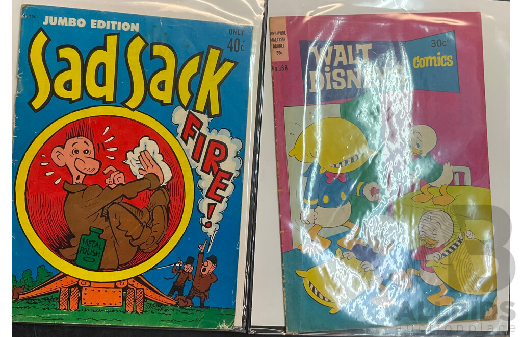 Collection of 22 X PHANTOM Comic Book & Sad Sack & Walt Disney - Lot of 24