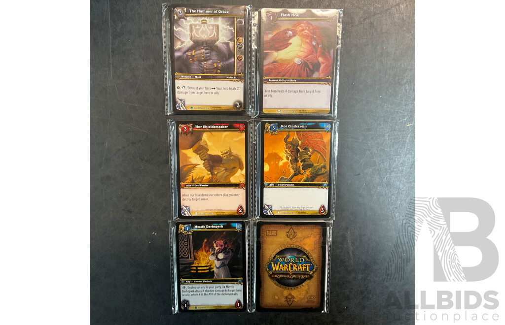 WORLD of WARCRAFT & TWILIGHT of the GOD Collectable Card Game  (6 Packs + 21 Packs+ Starter Deck )