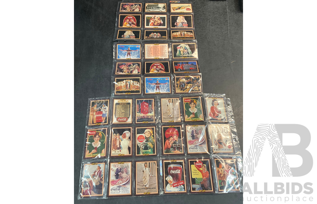 Vintage COCA-COLA Collectible Cards- Lot of 36