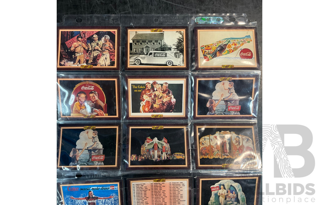 Vintage COCA-COLA Collectible Cards- Lot of 36